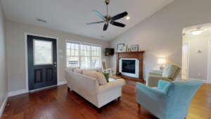 Living Room in 120 Sea Dunes Drive- Emerald Isle Home for Sale