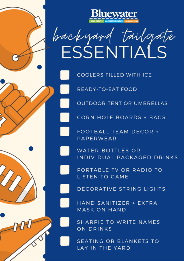 tailgate in your own backyard essentials checklist