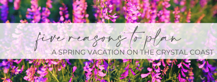 Five Reasons to Plan a Spring Vacation on the Crystal Coast