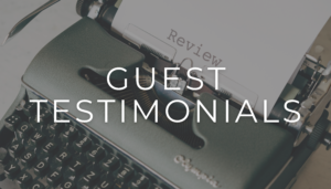guest testimonials
