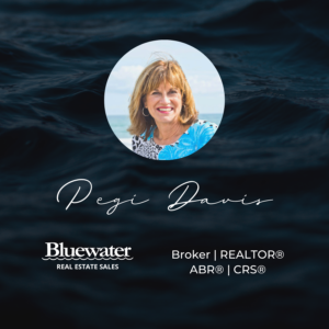 Photo of Real Estate Agent Pegi Davis as a button logo