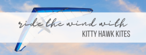 Hang Glider banner image for ride the wind with kitty hawk kites