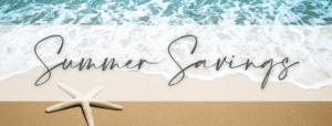 Summer Savings webpage banner