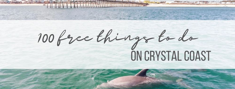 banner image for 100 free things to do on the crystal coast