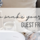 Banner image for tips for a guest-friendly home blog post