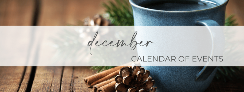 december calendar of events header image