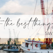 Photo of boats on water with text overlay: Things to Do in Swansboro NC