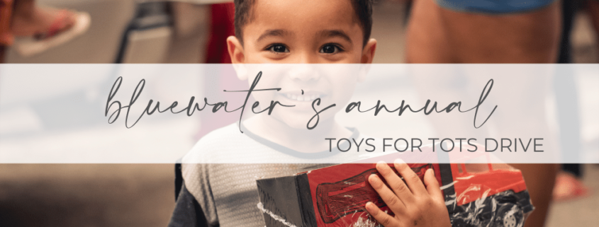 Bluewater NC's Toys for Tots Drive Header Photo
