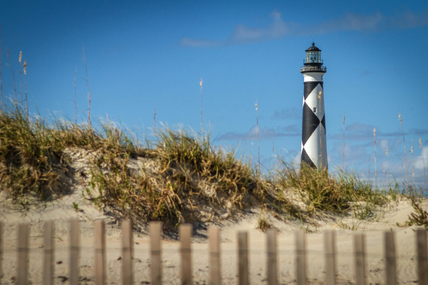 The Diamond Lady Lighthouse, Cape Lookout Lighthouse