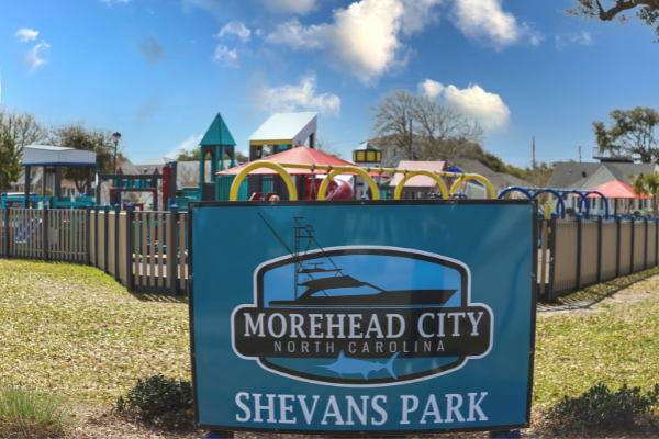 Sign at the entrance of Shevan's Park