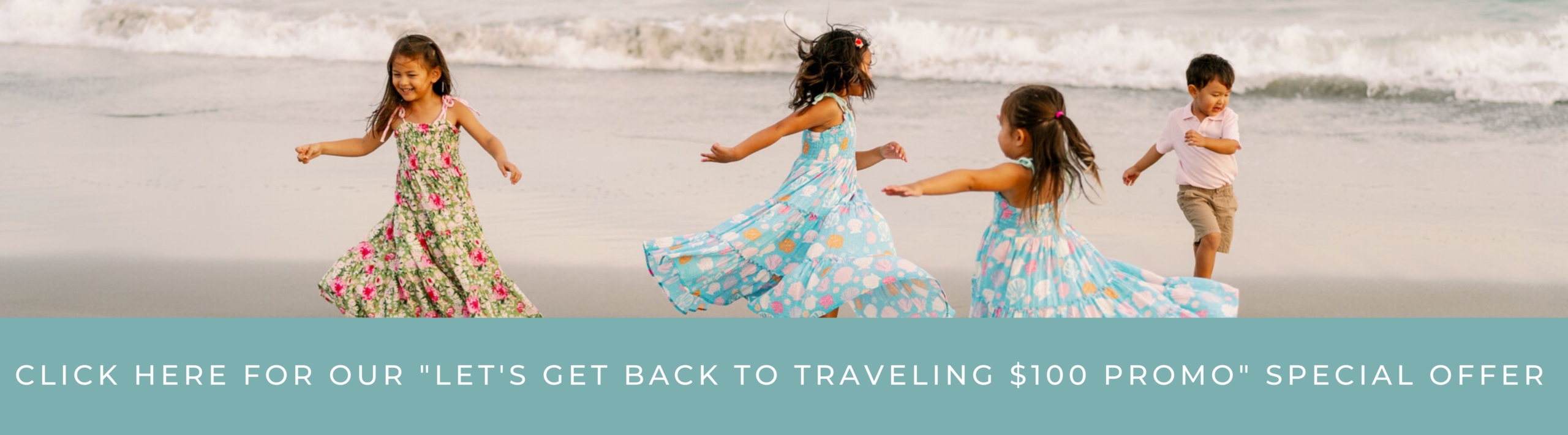 $100 off promo for let's get back to traveling