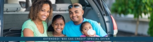 $50 gas credit vacation promotion