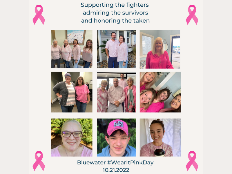 Bluewater WearItPinkDay during Breast Cancer Awareness 2022