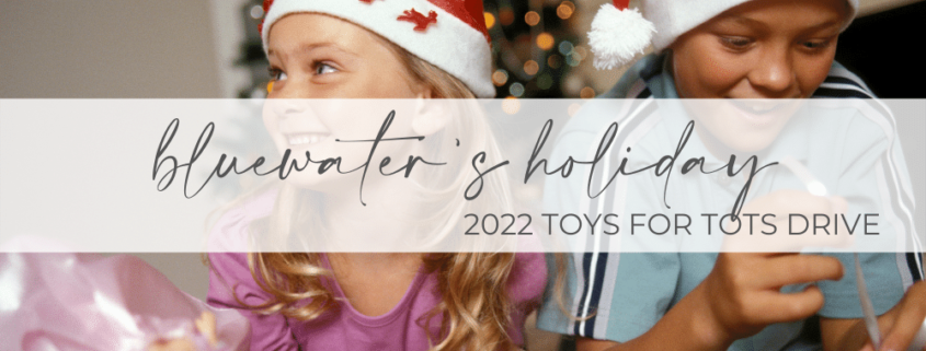 bluewater's holiday toys for tots drive, annual toys for tots drive on the crystal coast