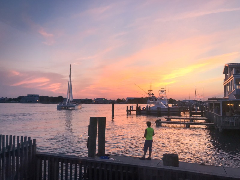 Visiting Bogue Pier is one of the things you can do when you stay at an Emerald Isle vacation rental.
