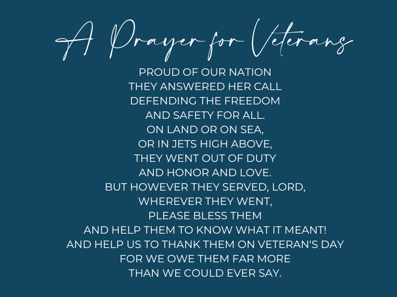 Prayer for Veterans
