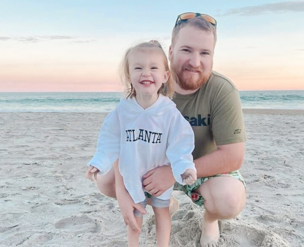 Father and Daughter Beach Trip